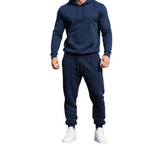 Haute qualité meilleurs vêtements 100% coton survêtement pour hommes pull de couleur unie et survêtement de taille personnalisée pour hommes - Product Image 5