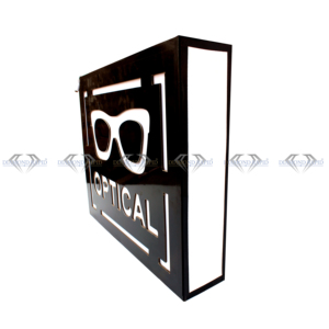 Modern Luxury Single Side Acrylic Optical <b>Display</b> Rack with LRD Pixel Sign <b>Board</b> for Eyewear - Product Image 1