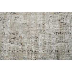 Tapis turc 1,8x4,3 pieds, tapis persan vintage gris en laine - Product Image 5