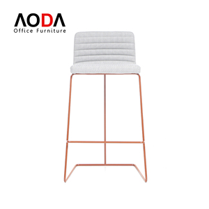 Offre spéciale tabouret de bar haut avec dossier et pieds en métal chaises de bar pour <span class=keywords><strong>cuisine</strong></span> Lsland tabourets de bar chaise de comptoir Sillas Oficina - Product Image 5