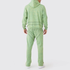 Último MODELO DE chándales acampanados de manga larga bordados para hombre servicio OEM fabricante de fábrica mejor diseño chándales Acampanados para hombre - Product Image 2