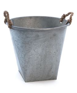 Maceta galvanizada profunda y espaciosa adecuada para plantas ornamentales de árboles de tamaño mediano o acentos decorativos de jardín - Product Image 6