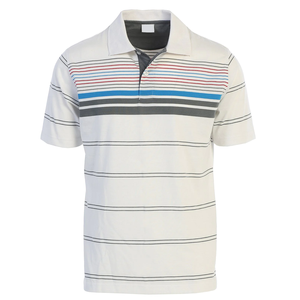 Polo informal para hombre, camisa de manga corta con logotipo personalizado a rayas, diseño a la moda, alta calidad, venta al por mayor - Product Image 5