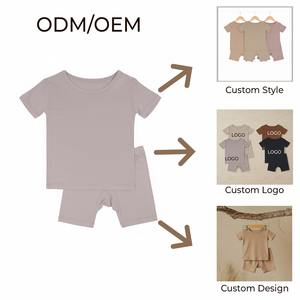 छोटी आस्तीन बेबी पजामा नरम कपास आरामदायक नवजात शिशुओं और टॉडलर्स के लिए - Product Image 6