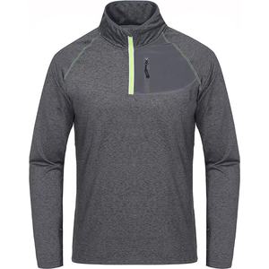 Double-Breasted Satin .Moisture Control Golf Quarter <b>Zip</b> Top Breathable Comfort for Walking Players - Product Image 3