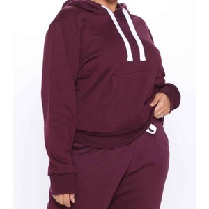 New Arrival Female Fancy Autumn Casual Hoodie and Jogger <b>Lounge</b> Wear <b>Two</b> <b>Piece</b> Tracksuit <b>Set</b> for Women In Reasonable Price - Product Image 4
