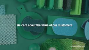 Esponja corporal no abrasiva para cocina, lavador de Nylon no tejido ecológico, a buen precio - Product Image 4