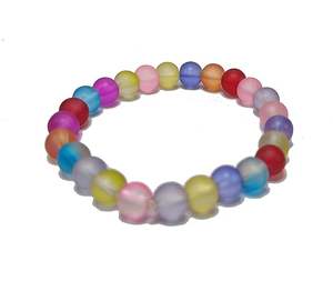 Homme et Femme Pierre de Lune Multi Perles Rondes Bracelet Maker Pierres Style Bijoux de Mode Cadeau Énergétique - Product Image 4