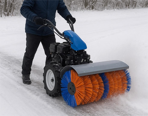 Máquina Quitanieves de Doble Rueda con Motor de Gasolina de 13HP/15HP, Barredora de Nieve para Aceras, 1 Año de Garantía, 2599 kg - Product Image 3