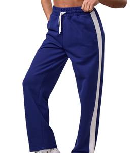 Venta caliente logotipo personalizado al por mayor transpirable Fitness mujeres Joggers con bolsillos nuevo estilo mujeres fuera de usar pantalones acampanados - Product Image 6