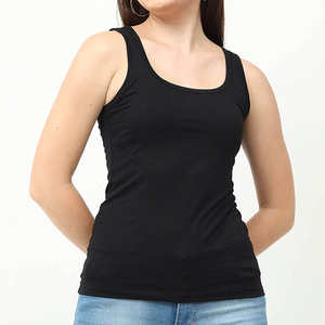 เสื้อกล้ามผู้หญิงผ้าคอตตอนแห้งเร็วระบายอากาศได้ดีลายพื้นดีไซน์ใหม่ OEM - Product Image 1