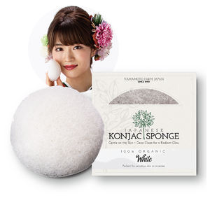 Esponja Konjac Orgánica Ecológica Japonesa, Lavable, Super Popular, Esponja para Baño y Rostro, para una Piel Saludable - Product Image 1