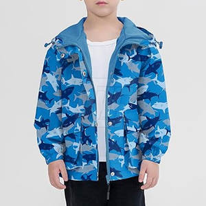 Chaqueta cortavientos para niños, chaqueta informal cómoda, chaqueta cortavientos para niños, actividades diarias al aire libre - Product Image 2