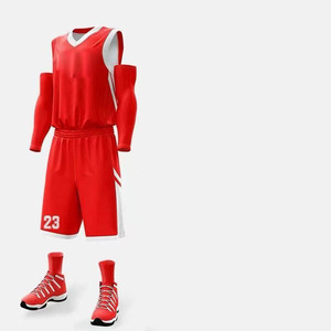 Ensemble de Tenue de Basketball Personnalisée Unisexe Sublimation Jersey Shorts Respirant Séchage Rapide Léger 100% Coton Vêtements de Sport Athlétique - Product Image 2