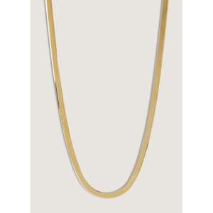 Collar de Cadena Fina Carter con Diseño Espiga, Chapado en Oro de 14K/18K, Estilo Moderno y Religioso, Cadena de Eslabones con Incrustaciones de Diamantes - Product Image 1