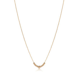 Collier avec pendentif artisanal en forme de boule simple, fiançailles, mariage, fabrication turque, bijoux en argent sterling 925 - Product Image 6