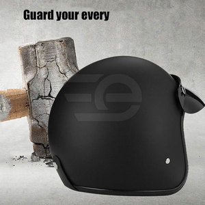 Open Face Helmet Durable ABS Shell Lightweight Ventilated Visor Helmet For Motorcycle Scooter Urban Road Safety Riding Equipment - Product Image 3