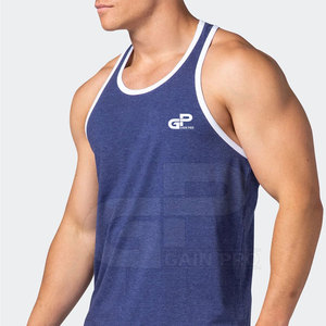 Custom Logo <b>Men</b> Tank Top <b>Gym</b> Fitness Muscle Shirt Sleeveless Workout <b>Vest</b> For Summer Wholesale - Product Image 6