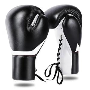 Guantes de boxeo de cuero genuino/PU logotipo personalizado guantes de boxeo personalizados de alta calidad superventas - Product Image 3