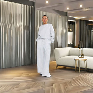 Wholesale Unisex Winter Plus Size Fashion Tracksuit Oversized Hoodie and Jogger <b>Pants</b> Printed Comfortable Sportswear Custom Logo - Product Image 1