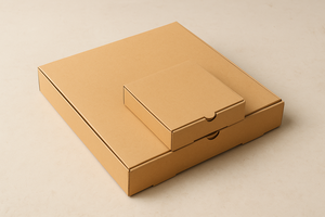 กล่องพิซซ่าคราฟท์แบบย่อยสลายได้เป็นมิตรต่อสิ่งแวดล้อมบรรจุภัณฑ์อาหารรีไซเคิลได้ปลอดภัยสำหรับร้านอาหารและร้านกาแฟ - Product Image 5