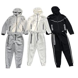 Survêtement Homme 2 Pièces en Polaire Technique Réfléchissante Tendance 2026 – Hoodie et Pantalon Lourds pour la Course à Pied - Product Image 6