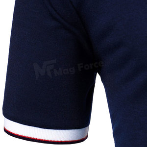 T-shirt à manches courtes pour homme, style personnalisé, marque privée, service OEM, mélange de coton respirant et anti-rétrécissement, faible MOQ - Product Image 6