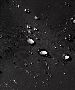 100% Polyester taffetas imperméable à manches longues col montant veste de pluie noir haute rue Style pour l'hiver saison des pluies - Product Image 4