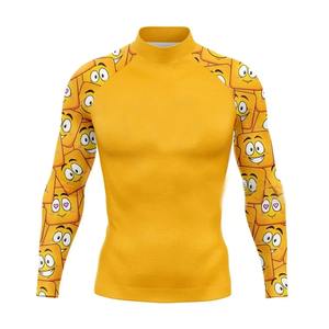 Surf Clothing <b>Men</b> Summer Tights Long Sleeve Swimsuit Rash Guard Surf T-shirt <b>Swimming</b> Diving <b>Tops</b> Quick Dry - Product Image 4