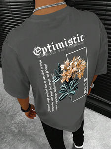 Tendance/vente chaude personnalisé hommes Vintage imprimé T-shirt lavé à l'acide/lavé avec doux 100% coton fabriqué au Pakistan - Product Image 6