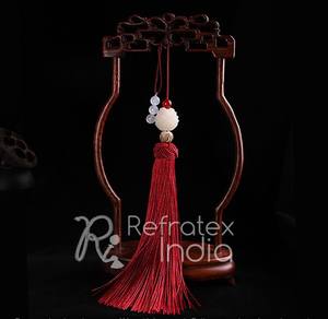DECORATIVE <b>TASSEL</b> FOR BAGS , <b>CURTAIN</b> AND CUSHION COVER USES Bulk Supplier And Manufacture By Refratex India Made in India for Be - Product Image 4