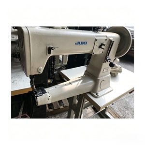 Máquina <span class=keywords><strong>de</strong></span> <span class=keywords><strong>coser</strong></span> industrial JUKI1 TSC-441U <span class=keywords><strong>de</strong></span> una aguja y cama cilíndrica para cuero <span class=keywords><strong>de</strong></span> alta resistencia, usada - Product Image 1