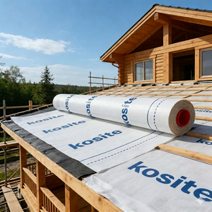 Membrane imperméable et respirante Kosite, 50 m de long, en matériau HDPE, pour sous-couche de toiture et de mur - Product Image 1