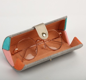 Bestpackaging Triangle <span class=keywords><strong>étui</strong></span> <span class=keywords><strong>à</strong></span> <span class=keywords><strong>lunettes</strong></span> <span class=keywords><strong>pliable</strong></span> en cuir Pu <span class=keywords><strong>étui</strong></span> <span class=keywords><strong>à</strong></span> <span class=keywords><strong>lunettes</strong></span> pliant avec Logo personnalisé <span class=keywords><strong>étui</strong></span> <span class=keywords><strong>à</strong></span> <span class=keywords><strong>lunettes</strong></span> de soleil bouton pression - Product Image 2