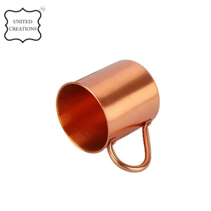 Taza de Cobre Moscow Mule de Alta Calidad, Vaso de Acero Inoxidable de Metal Sólido, la Mejor Taza para Fiestas, Venta al por Mayor - Product Image 2