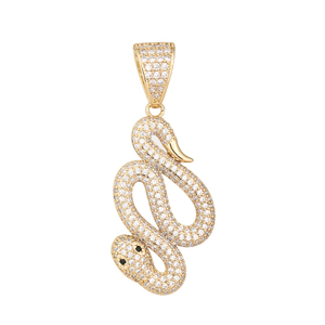 Colgante <span class=keywords><strong>de</strong></span> Serpiente <span class=keywords><strong>de</strong></span> Cobre Chapado en <span class=keywords><strong>Oro</strong></span> <span class=keywords><strong>de</strong></span> 14K con Circonitas, Diseño <span class=keywords><strong>de</strong></span> la Última Cena, Dijes <span class=keywords><strong>de</strong></span> <span class=keywords><strong>Oro</strong></span> Laminado para Collares, Suministros para Fabricación <span class=keywords><strong>de</strong></span> Joyas DIY - Product Image 1