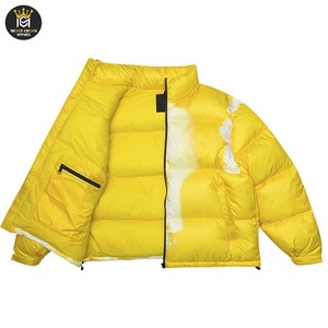 OEM Custom Full Print Digital Printing Canvas Front Winter <b>Warm</b> Thickened Puffer <b>Jacket</b> for <b>Men</b> - Product Image 2