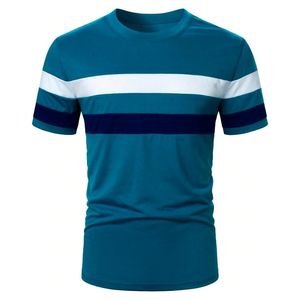 Top qualité 100% coton hommes sonnerie manches de verrouillage t-shirts ajustement personnalisable respirant hommes à manches courtes t-shirt - Product Image 1