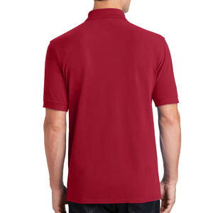 Camiseta Polo de Algodón 100% para Hombre, Venta al Por Mayor OEM, Camiseta de Golf Lisa de Manga Corta de Alta Calidad, Logotipo Bordado Personalizado, Antiarrugas - Product Image 4