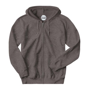 Sudadera con Capucha Ligera de Felpa Francesa para Hombre, Sudadera con Cremallera Completa al por Mayor - Product Image 4