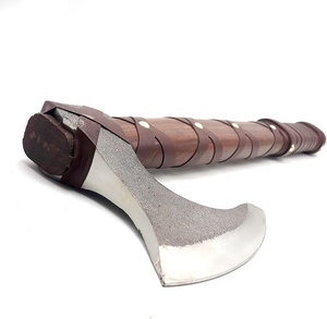 SCL: Hand Made Ranger <b>AXE</b> High Quality New Design Carbon Steel Viking <b>Axe</b> Head with Rose Wood <b>Handle</b> Customized Outdoor <b>Axe</b> - Product Image 2