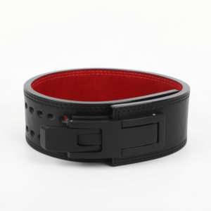 Cinturón de palanca de soporte de cintura ancha para levantamiento de pesas Powerlifting Gym Barbell Squat Deadlift Fitness Equipo de protección Aleación Vaca Hide - Product Image 5