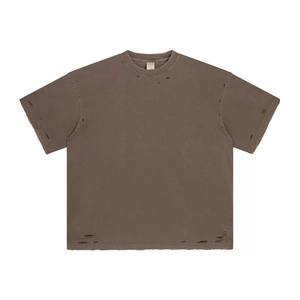 เสื้อยืดสั่งทำพิเศษ ผ้าคอตตอนหนา 100% เสื้อยืดโอเวอร์ไซส์สำหรับผู้ชาย เสื้อยืดลำลองแบบฟอกสีสไตล์วินเทจสำหรับทุกเพศ - Product Image 6