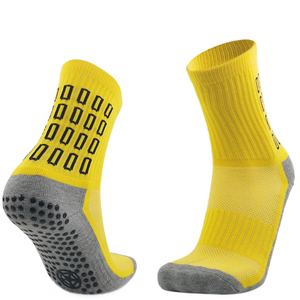 Calcetines deportivos para adultos al aire libre antideslizantes con logotipo personalizado para hombre, calcetines gruesos de fútbol con función antibacteriana, agarre al por mayor - Product Image 6