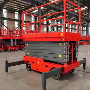 Plateforme élévatrice électrique à <span class=keywords><strong>prix</strong></span> avantageux 4M 6M 8M 300Kg, élévateur à ciseaux portable électrique sur remorque - Product Image 5