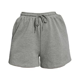 Shorts de sport décontractés en molleton de coton éponge respirant à taille mi-haute pour femmes, vente en gros, shorts de course et de gym très populaires 2026 - Product Image 4