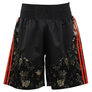 Short de boxe pour hommes de marque personnalisée avec taille élastique vêtements de sport d'arts martiaux de gymnastique en satin avec impression personnalisée adultes avec service OEM - Product Image 3