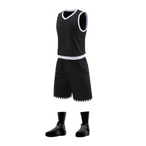 Maillot de basket-ball imprimé sur mesure pour unisexe, vêtements de sport OEM, respirant, 100% coton, anti-transpiration, respirant, anti-froissement, 100% - Product Image 1