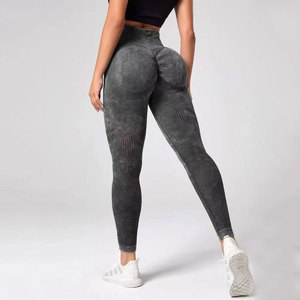 Leggings Deportivos de Yoga para Mujer, Cintura Media, Transpirables, Impresión Personalizada de Alta Calidad, 100% Algodón/Tela Personalizada, Venta al Por Mayor - Product Image 2