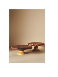 Soporte para Tartas de madera certificado de calidad alimentaria hecho para el almacenamiento diario de postres o la presentación de tartas festivas en cocinas elegantes - Product Image 6